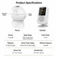 XY-501 Rechargeable Magnetic Sensor Split Welcome Doorbell, XY-501