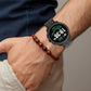 Twill Texture Breathable Silicone Watch Band, 20mm