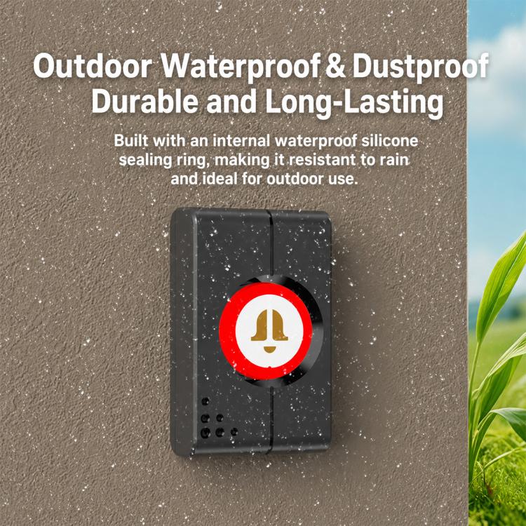 XY-603 Wireless Home Long Distance Smart Remote Control Doorbell, EU Plug, US Plug
