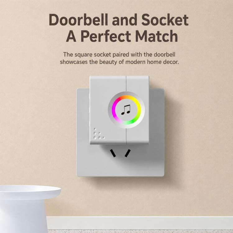 XY-603 Wireless Home Long Distance Smart Remote Control Doorbell, EU Plug, US Plug