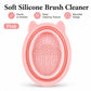 Rabbit Ear Makeup Tool Foldable Silicone Cleaning Bowl