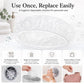 100pcs/Pack Disposable Shower Caps, Portable Waterproof Head Covers, 100pcs/Pack