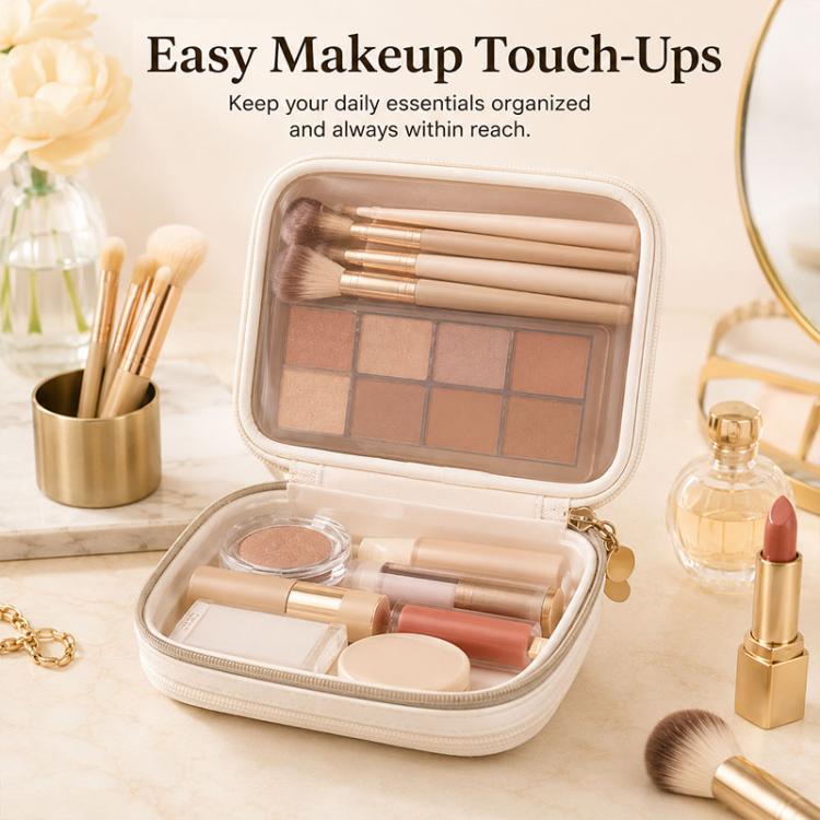 Portable High-Transparency Makeup Bag Mini Storage Bag, 15 x 12 x 4cm