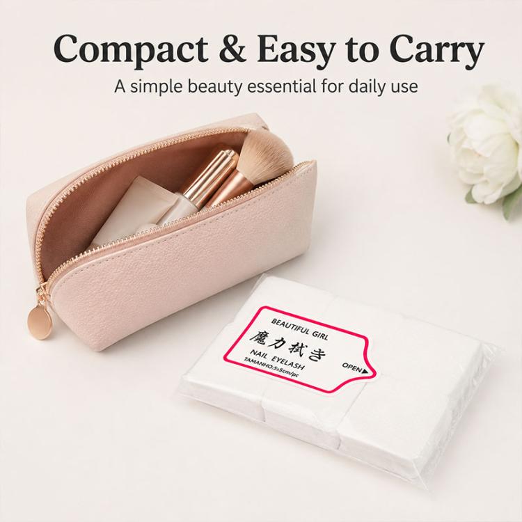 Non Woven Manicure Cleaning Pads Disposable Nail Polish Remover Pads