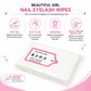 Non Woven Manicure Cleaning Pads Disposable Nail Polish Remover Pads