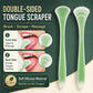 2pcs/Pack Double-Sided Silicone Tongue Scraper Oral Cleaning Tool