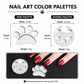 2pcs/Pack Nail Art Mixing Palette Makeup Foundation Mixing Palette
