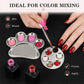 2pcs/Pack Nail Art Mixing Palette Makeup Foundation Mixing Palette
