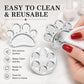 2pcs/Pack Nail Art Mixing Palette Makeup Foundation Mixing Palette
