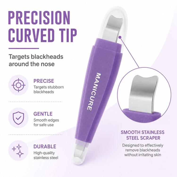 Manual Double-Headed Blackhead Remover Facial Acne Cleansing and Care Tool