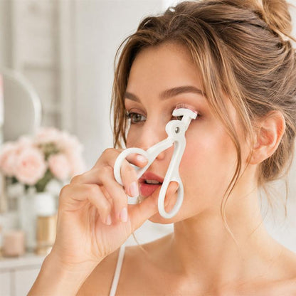 2pcs/Pack Portable Eyelash Curler, Wide Angle and Precision Combo Set