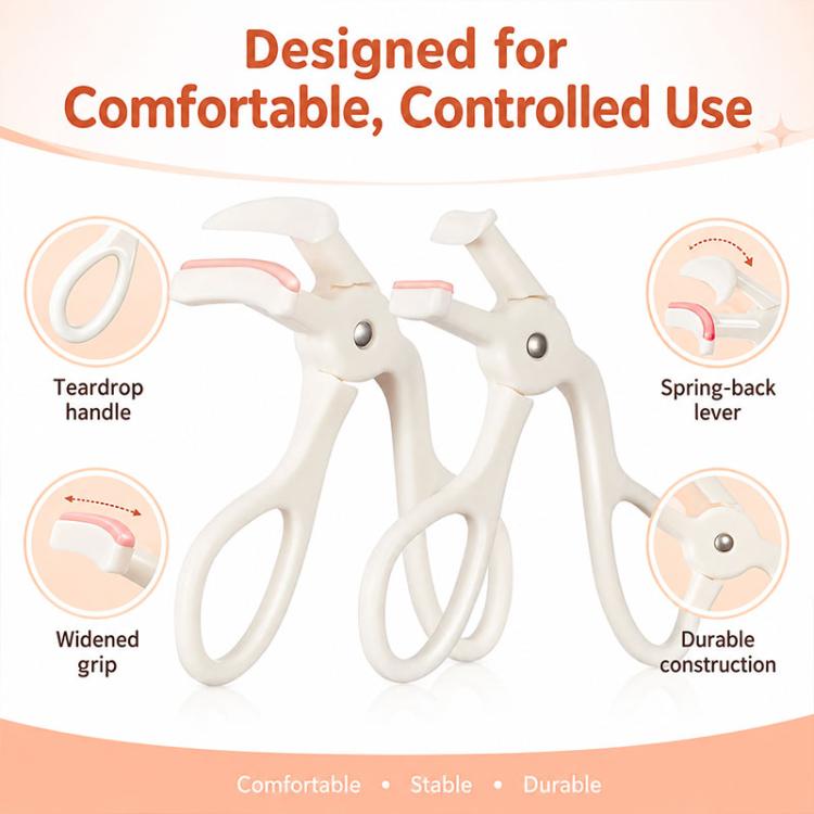 2pcs/Pack Portable Eyelash Curler, Wide Angle and Precision Combo Set