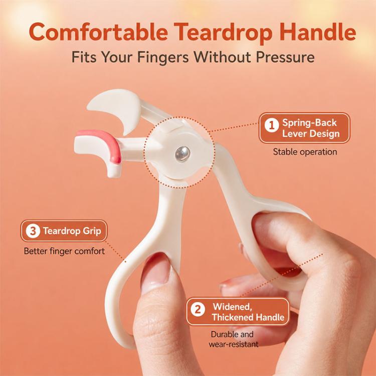 2pcs/Pack Portable Eyelash Curler, Wide Angle and Precision Combo Set