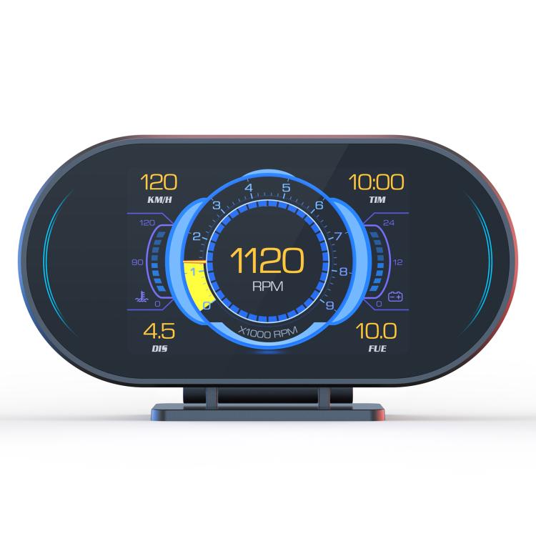 P27 Multi-functional LCD HD OBD2 GPS Gauge Speedometer, P27