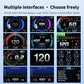 P27 Multi-functional LCD HD OBD2 GPS Gauge Speedometer, P27