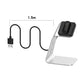 For Fitbit Inspire 2 Aluminum Alloy Charger Holder with Chip Protection, Support Fast Charging, For Fitbit Inspire 2