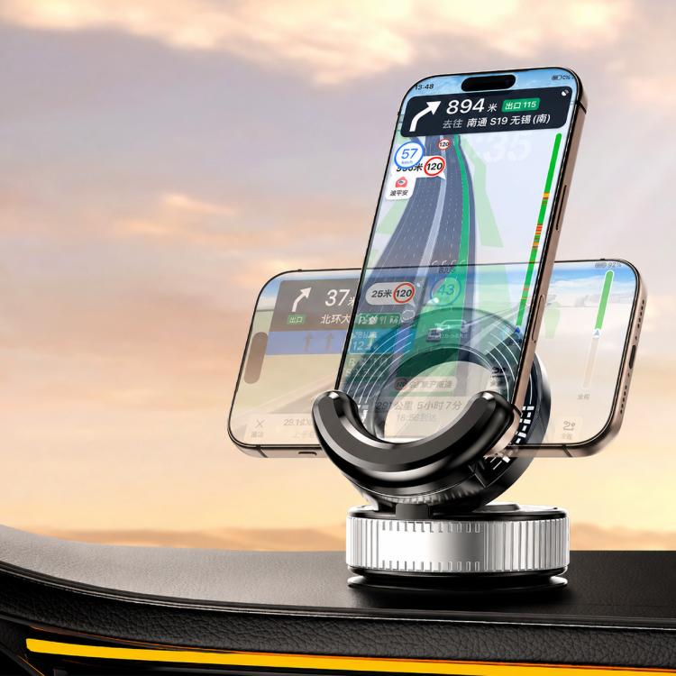 F9 Vacuum Suction Cup Phone Car Mount For Navigation Desktop Use, Basic Model, Parking Number Plate