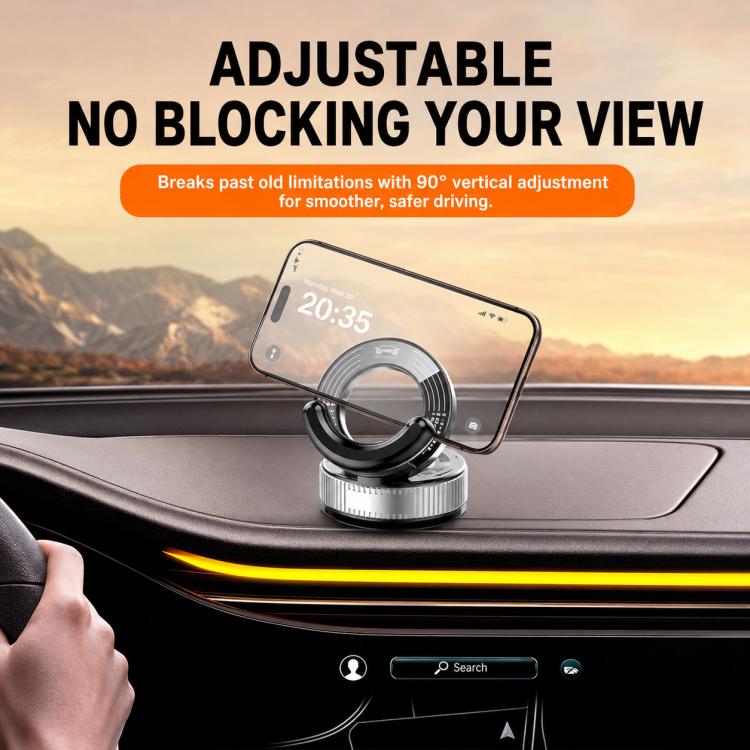F9 Vacuum Suction Cup Phone Car Mount For Navigation Desktop Use, Basic Model, Parking Number Plate