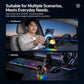 D3 15W Ice Magnetic Cooling RGB Car Mount Wireless Charging Phone Holder