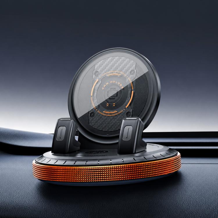 D7 Self-adhesive Rotating Base Car Center Console Phone Mount