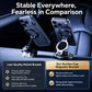 Magnetic car phone holder with rotating ring base for mounting a phone