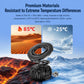 Black magnetic suction-cup phone holder with circular mount and base