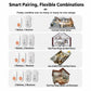 XY-808 Adjustable Volume Wireless Waterproof Doorbell Elderly Call Device, US Plug, EU Plug
