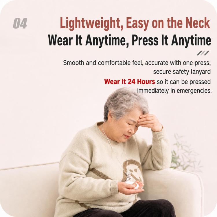 XY-808 Adjustable Volume Wireless Waterproof Doorbell Elderly Call Device, US Plug, EU Plug