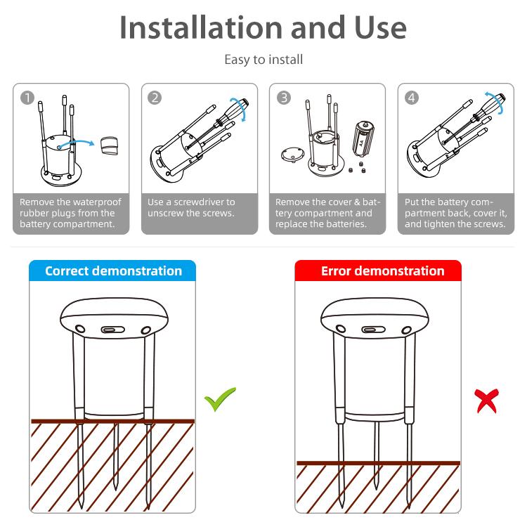 NEO NAS-STHO2W WiFi Smart Solar Soil Sensor, STHO2W