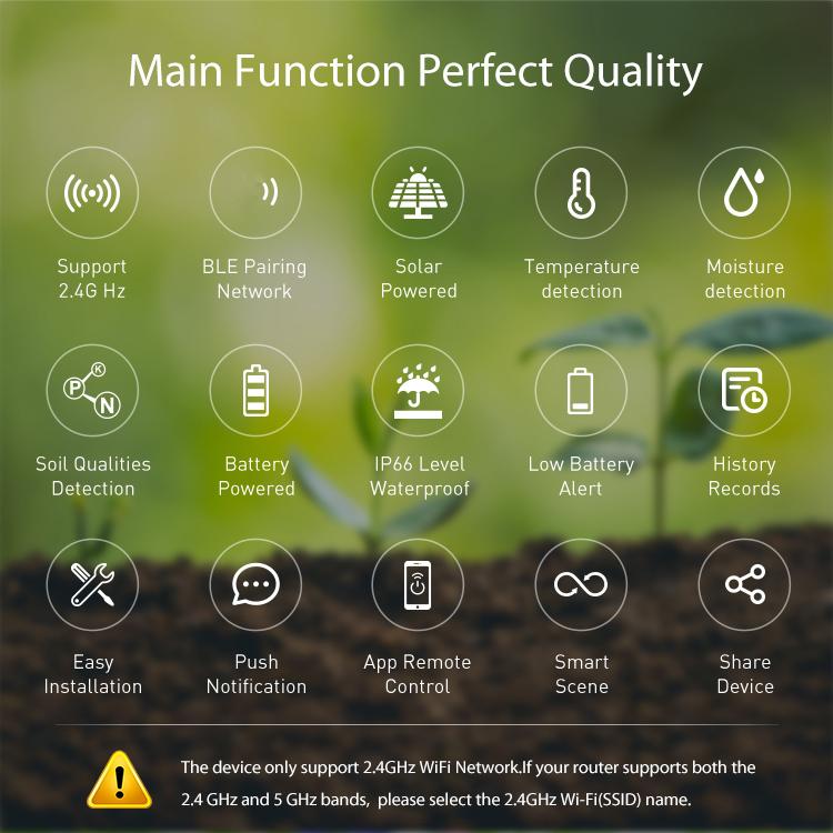 NEO NAS-STHO2W WiFi Smart Solar Soil Sensor, STHO2W