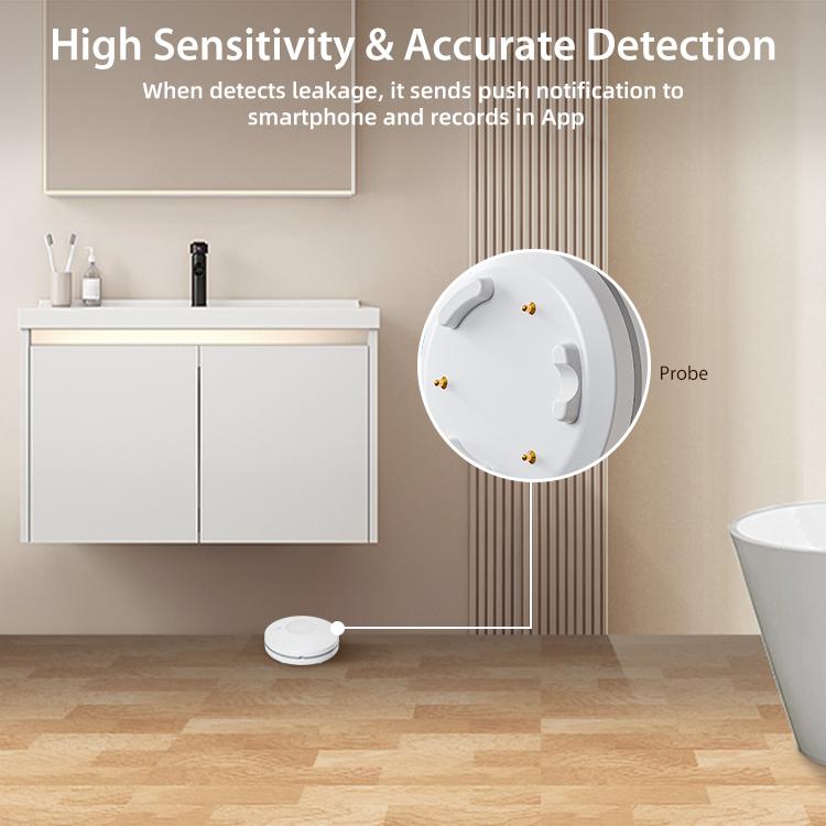 NEO NAS-AB03W1 WS09W3 WiFi Smart Water Leak Alarm Kit