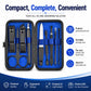 9pcs/Set Portable Stainless Steel Nail Clipper Manicure Tool Set