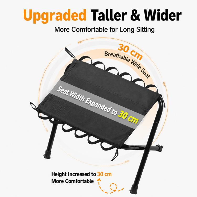Outdoor Camping Fishing Chairs Portable Folding Storage Stool