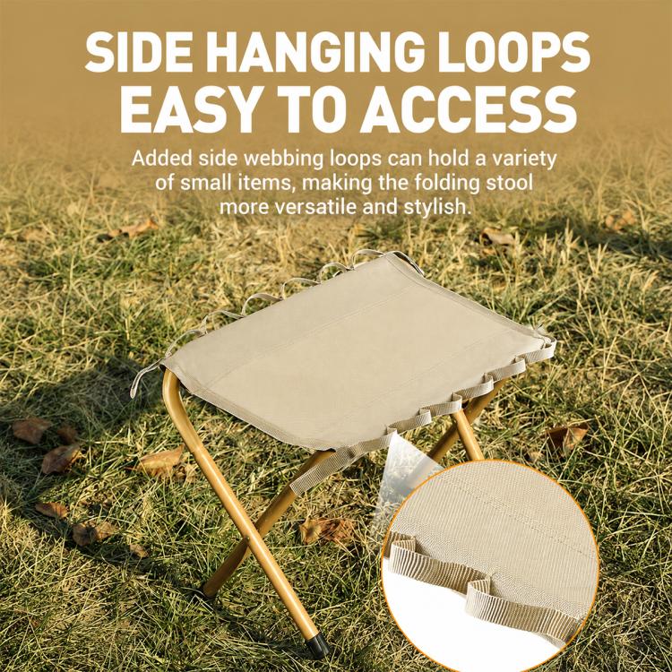 Outdoor Camping Fishing Chairs Portable Folding Storage Stool