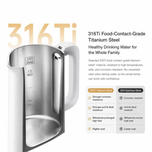 Xiaomi Mijia Constant Temperature Electric Kettle Titanium Steel Version