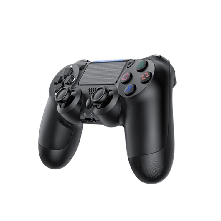 Black wireless PS4/PS3 game controller with dual analog sticks and face buttons.