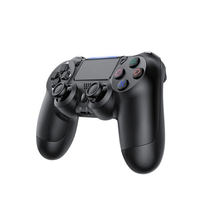 Black wireless PS4/PS3 game controller with dual analog sticks and face buttons.