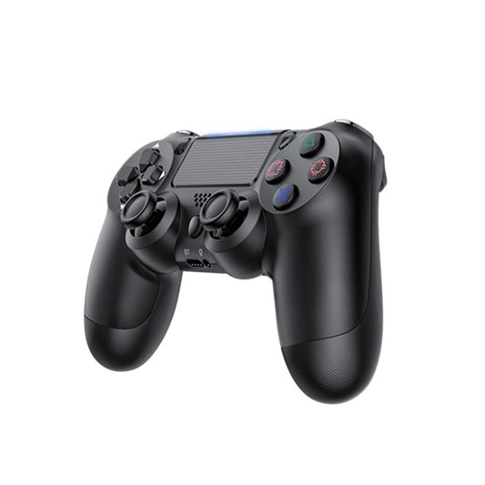 Black wireless PS4/PS3 game controller with dual analog sticks and face buttons.