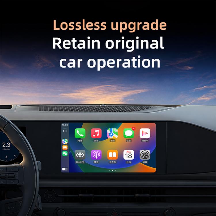 2 in 1 Car mini Smart Box Wireless Android Auto CarPlay Adapter, ZYD-B42