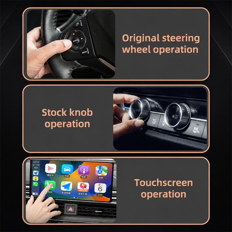 2 in 1 Car mini Smart Box Wireless Android Auto CarPlay Adapter, ZYD-B42