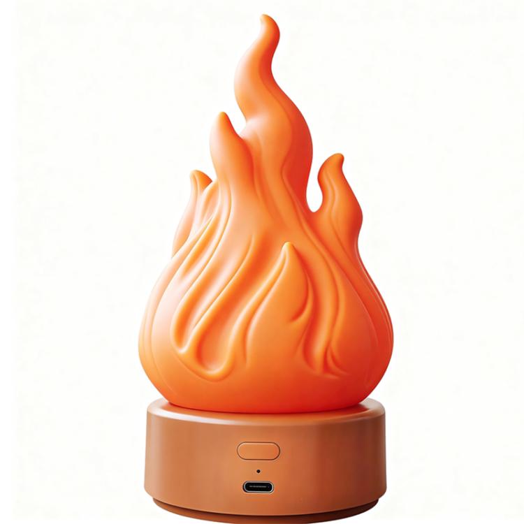 HZ-K03A LED Simulated Flame Lamp Timed Outdoor Camping Light