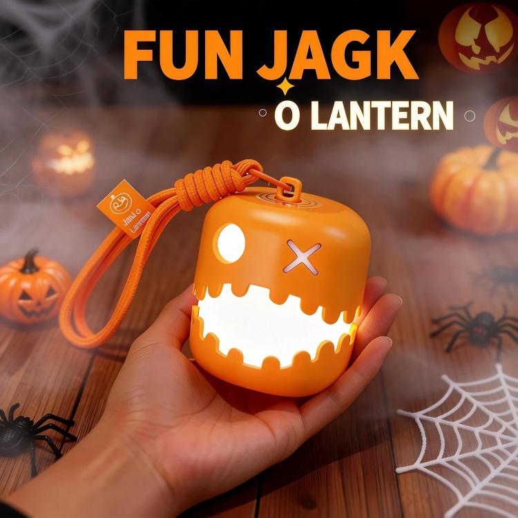 HZ-K10 Fun Pumpkin Lantern Halloween Atmosphere Night Light, 1 Pack, 2 Packs
