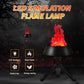 HZ-K01 Plug-in LED Simulated Flame Lamp Suspended / Desktop Use Design, US Plug, EU Plug, UK Plug