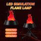 HZ-K01 Plug-in LED Simulated Flame Lamp Suspended / Desktop Use Design, US Plug, EU Plug, UK Plug