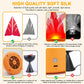 HZ-K02 Rechargeable LED Simulated Flame Lamp Suspended / Desktop Use Design