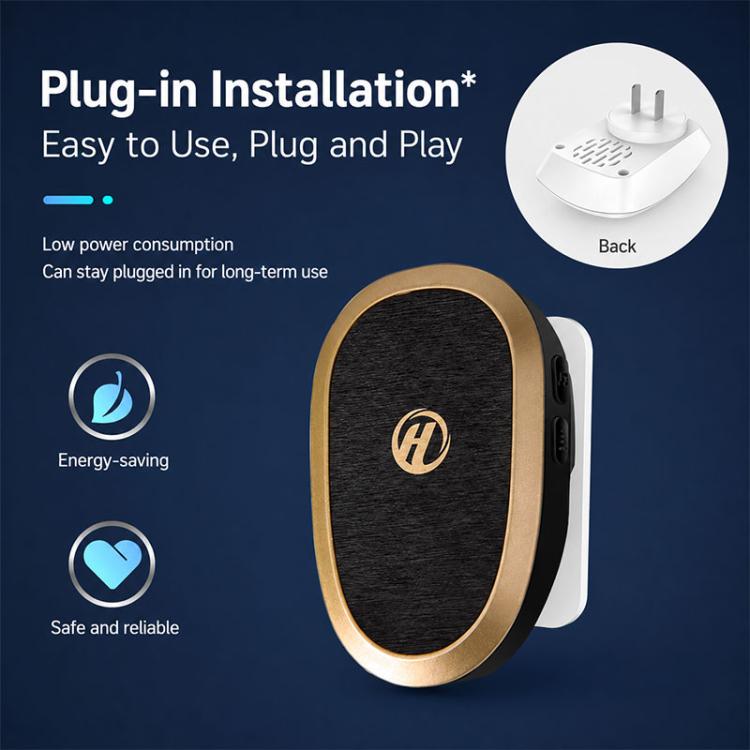 XY-801 Smart Long-distance Elderly Wireless Music Doorbell, US Plug, EU Plug