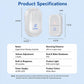 XY-802 Smart Home Wireless Doorbell 433Hz Elderly Wireless Elderly and Patients Emergency Call Button, US Plug, EU Plug