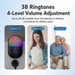 XY-802 Smart Home Wireless Doorbell 433Hz Elderly Wireless Elderly and Patients Emergency Call Button, US Plug, EU Plug