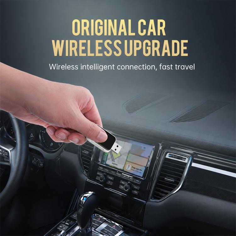 2 in 1 Car mini Smart Box BT5.4+WiFi Wireless Android Auto CarPlay Adapter, ZYD-TAB0E