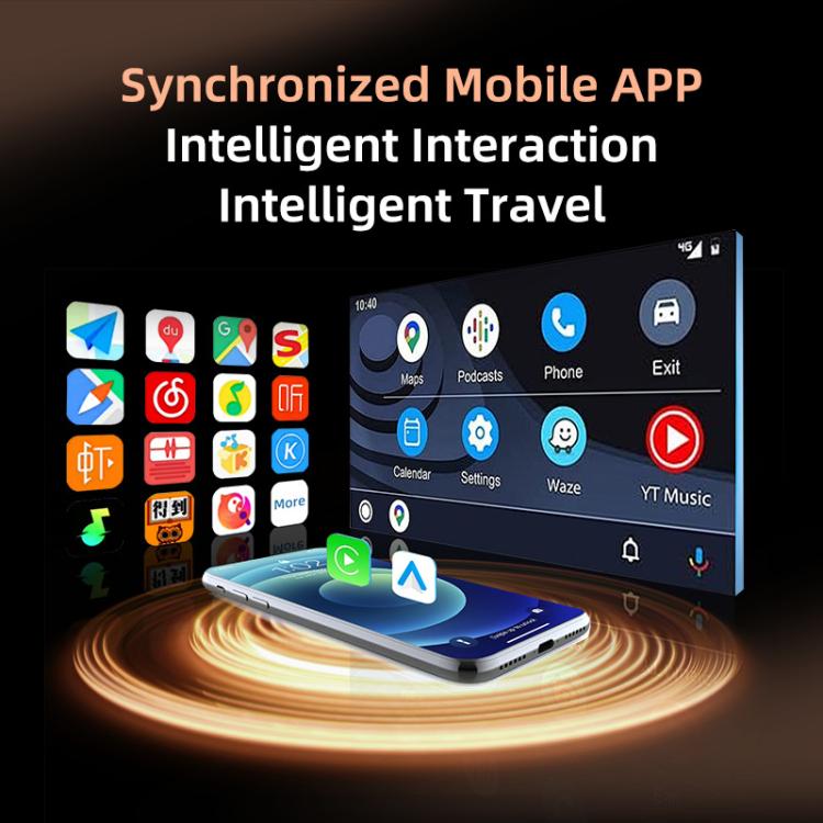 2 in 1 Car mini Smart Box BT4.2+5.8GHz Wireless Android Auto CarPlay Adapter, ZYD-B44